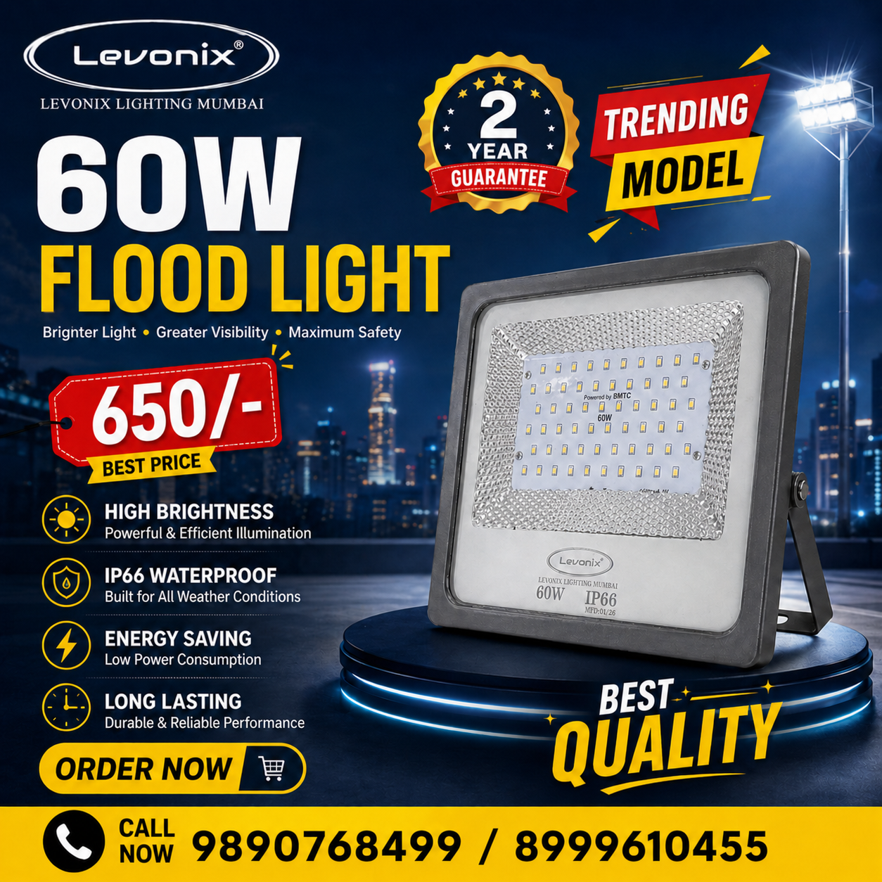 60W Unique Flood Light