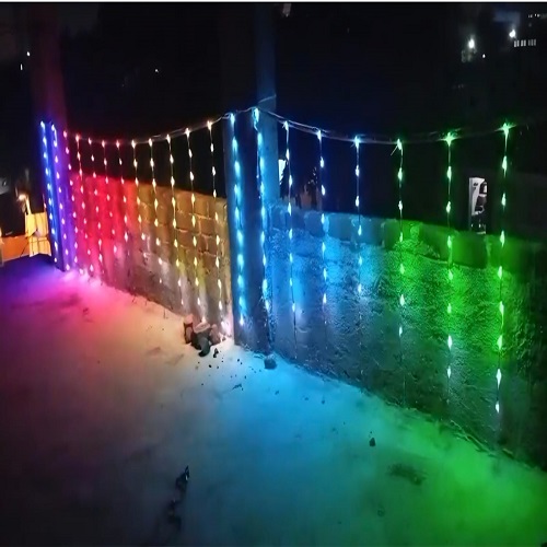 4X10 RGB JHALAR LIGHT GAP 1 FEET HEIGHT 4 FEET LENGHT 10 FEET 