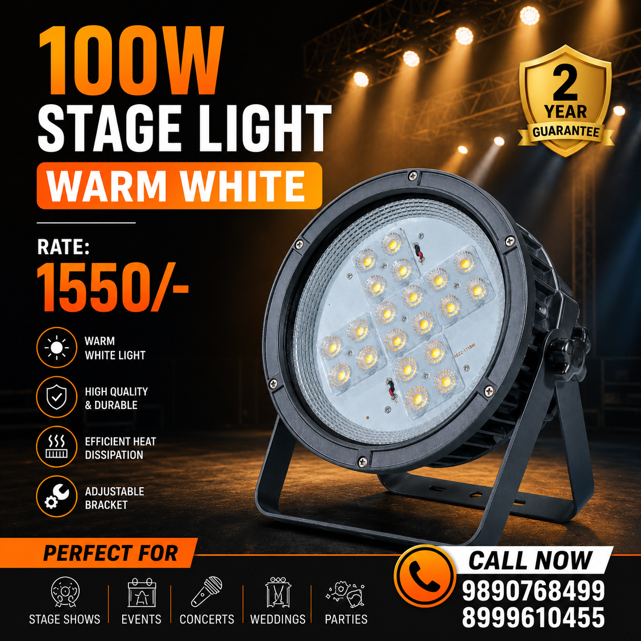 100W Round Stage Light